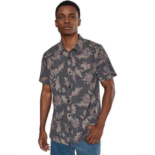 Mens ONeill UPF Slub Standard Short Sleeve Woven Shirt