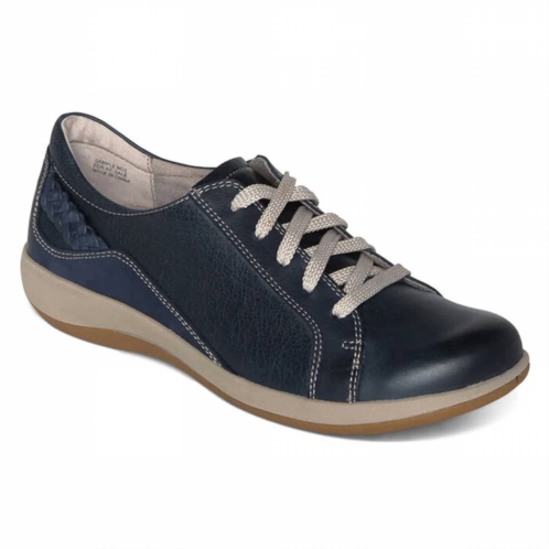 Aetrex women dana lace up oxford in navy