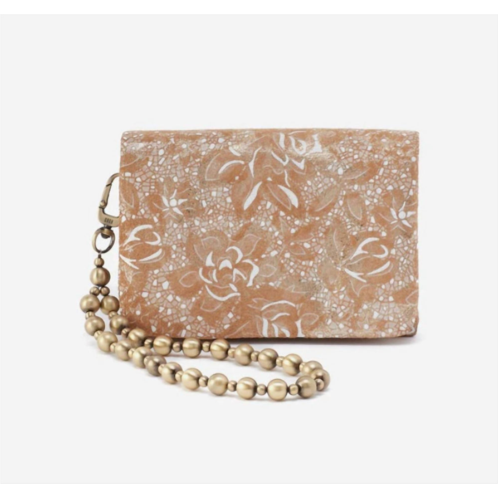 HOBO womens ross bead wristlet in gilded petals