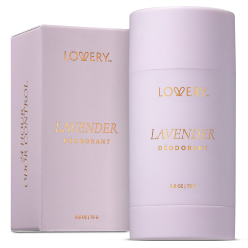 Lovery lavender aluminum free deodorant stick 2.6oz
