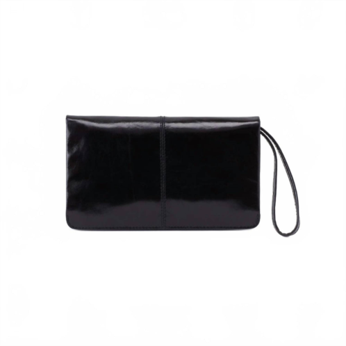 HOBO womens evolve wristlet in black
