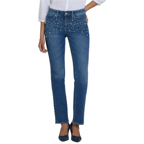 NYDJ petite marilyn lake notre-dame straight leg jean