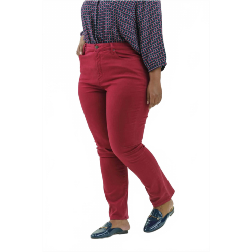 NYDJ high rise sheri slim jeans - plus in wild currant