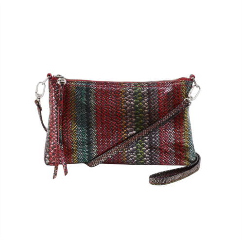 HOBO darcy convertible crossbody bag in holiday striped