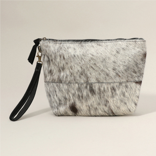 FASHNZFAB animal patterned genuine leather clutch bag