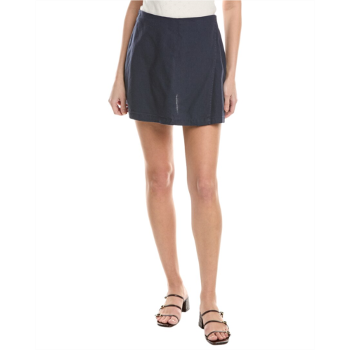 Michael Stars linen-blend mini skort