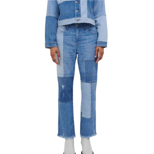 SIMKHAI river straight leg jeans in mirage