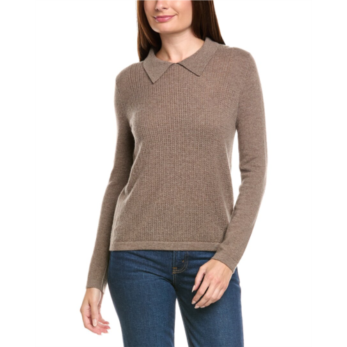 kier j wool & cashmere-blend polo sweater