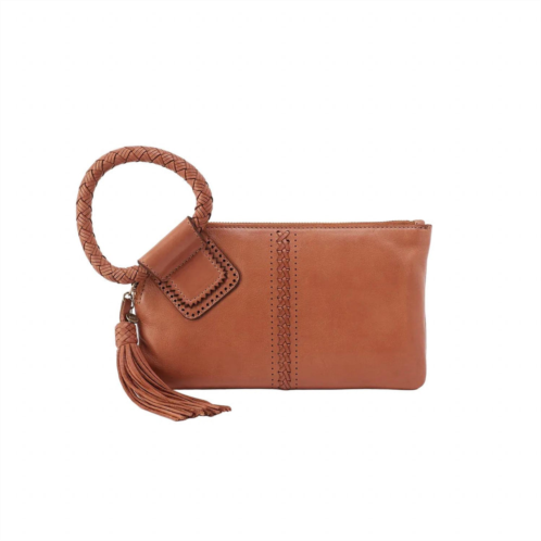 HOBO womens sable wristlet in harvest wheat