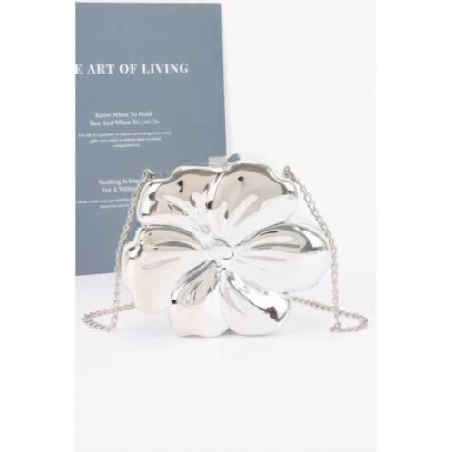 FASHNZFAB metallic acrylic clutch