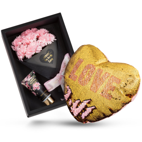 Lovery bath and body gift baskets - plant essential oil home set