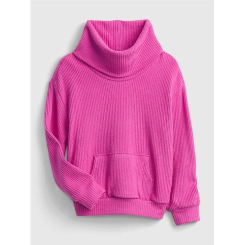 Gap Toddler Softspun Ribbed Cowl-Neck Sweatshirt