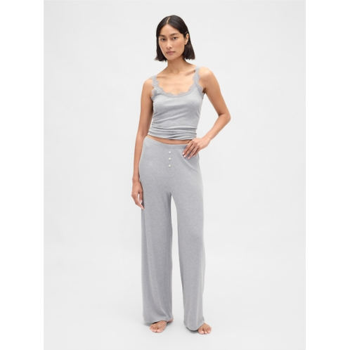 Gap Mini Rib Wide-Leg PJ Pants