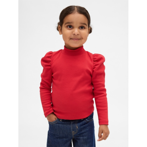 Gap Baby & Toddler Puff-Sleeve Rib Mockneck