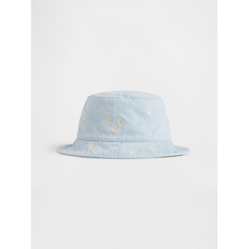 Gap Baby & Toddler Denim Daisy Bucket Hat