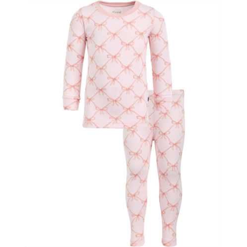 Kickee Pants Kids Print Long Sleeve Pajama Set (Toddler/Little Kids/Big Kids)