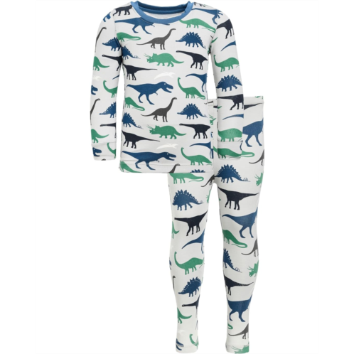 Kickee Pants Kids Print Long Sleeve Pajama Set (Toddler/Little Kids/Big Kids)