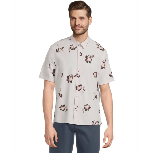 Vince Cascading Floral Short Sleeve