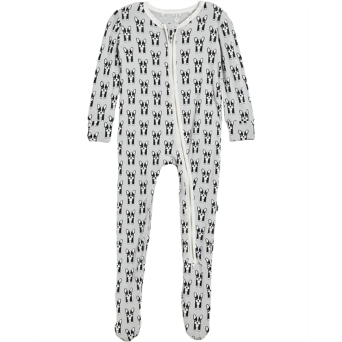 Kickee Pants Kids Print Footie with 2 Way Zipper (Infant)