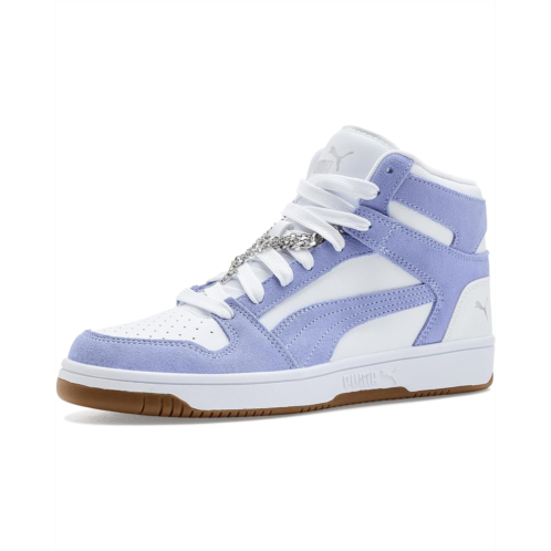 Womens PUMA Rebound Layup Spring Bling Mid Shoes