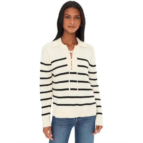 Womens Michael Stars Adrienne Collared Pullover