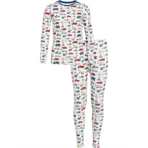 Kickee Pants Kids Print Long Sleeve Pajama Set (Big Kid)