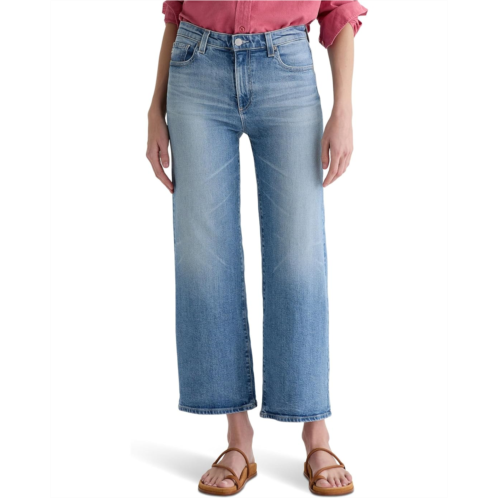 AG Jeans Saige Mid-Rise Wide Leg in Helios