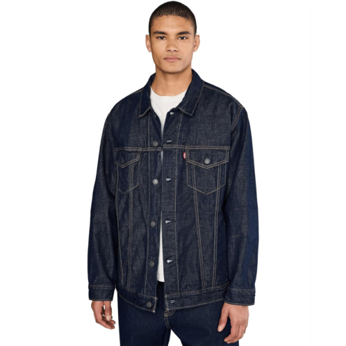 Mens Levis Premium Relaxed Fit Trucker