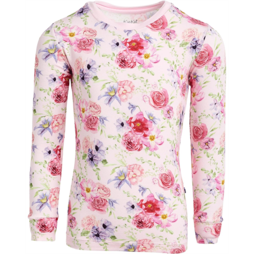 Kickee Pants Kids Print Long Sleeve Pajama Set (Toddler/Little Kids/Big Kids)