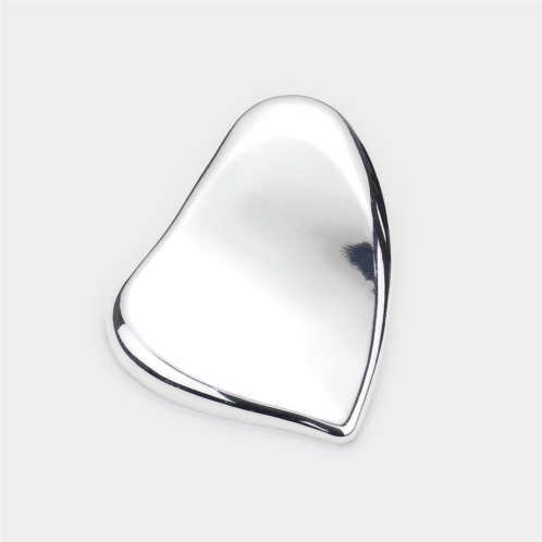 FASHNZFAB abstract metal pendant - rhodium