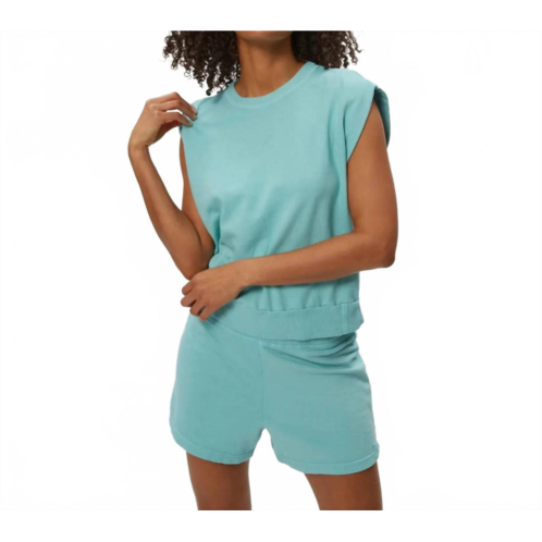 Michael Stars shiloh pull-on shorts in serene