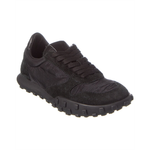 Jil Sander nylon & suede sneaker