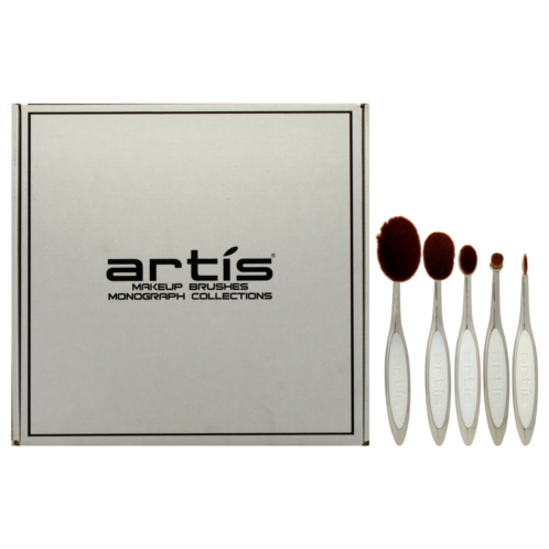Artis elite 5 brush set - mirror by for women - 4 pc elite collection oval 7 brush - mirror elite oval 6 brush - mirror elite linear 4 brush - mirror elite linear 1 brush - mirror el