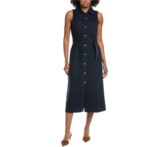 Vince Camuto solid midi dress