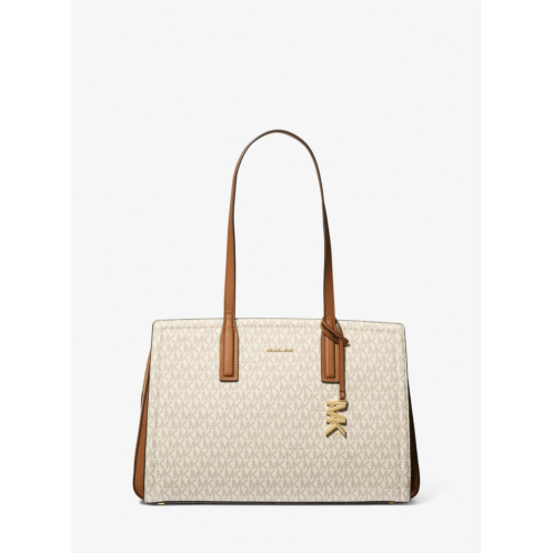Michael Kors laila medium signature logo tote bag