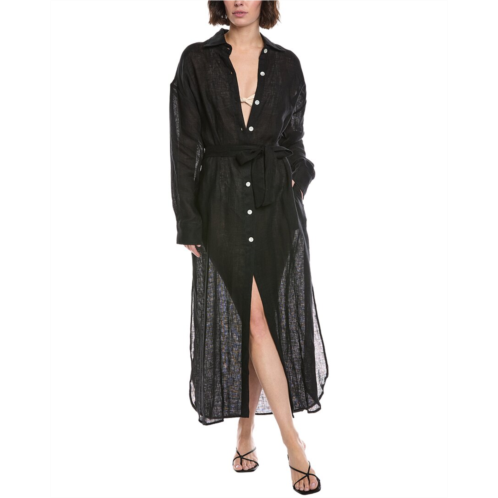 Vitamin A playa linen maxi dress