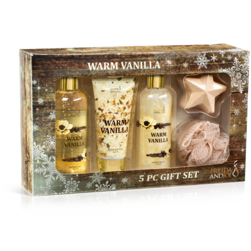 Freida and Joe cherry blossom bath and body gift box set