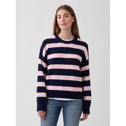 Gap Relaxed Cotton Crewneck Sweater