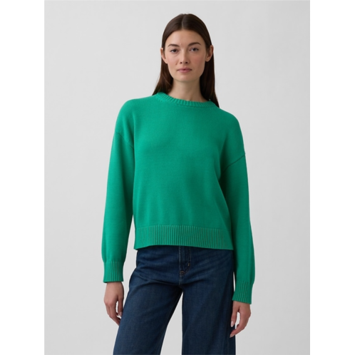 Gap Relaxed Cotton Crewneck Sweater