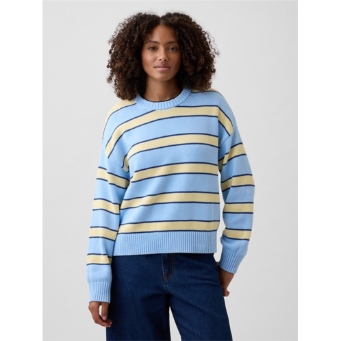 Gap Relaxed Cotton Crewneck Sweater