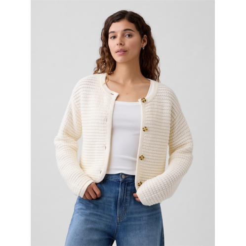 Gap Relaxed Textured Cardigan