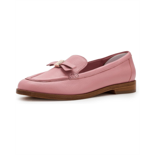 Womens Kate Spade New York Deco Bow Pebbled Leather Loafers