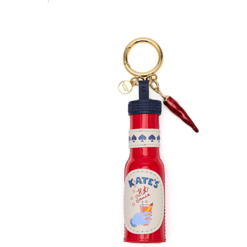 Kate Spade New York Charmed Embellished Pu Hot Sauce Bag Charm