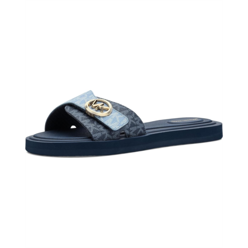 Womens Michael Michael Kors Mk Pool Slides