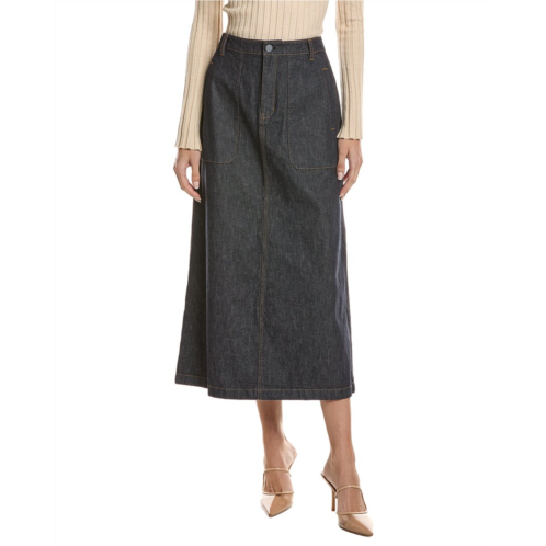 Theory maxi denim skirt