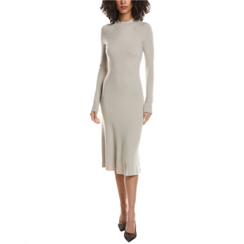 Theory flare midi dress