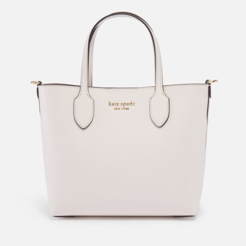 Kate spade new york womens bleecker tote bag white leather crossbody erk1558