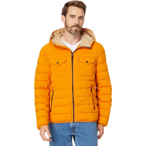 Mens Levis Stretch Two-Pocket Quilted Jacket
