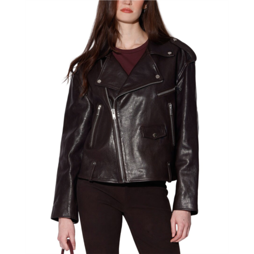 Walter Baker jett leather jacket