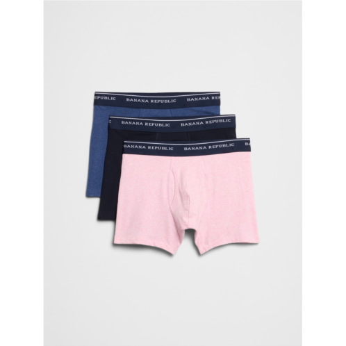 bananarepublic Organic Cotton-Blend Boxer Briefs (3 Pack)